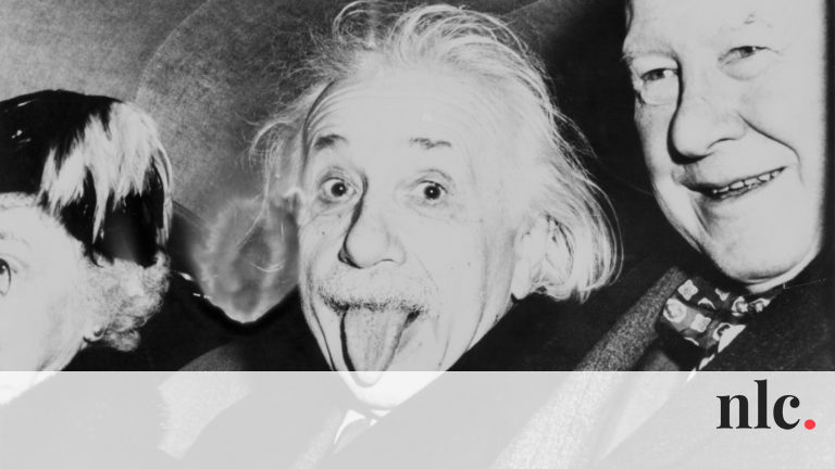 Einstein megpróbálta elrontani a róla készült leghíresebb képet