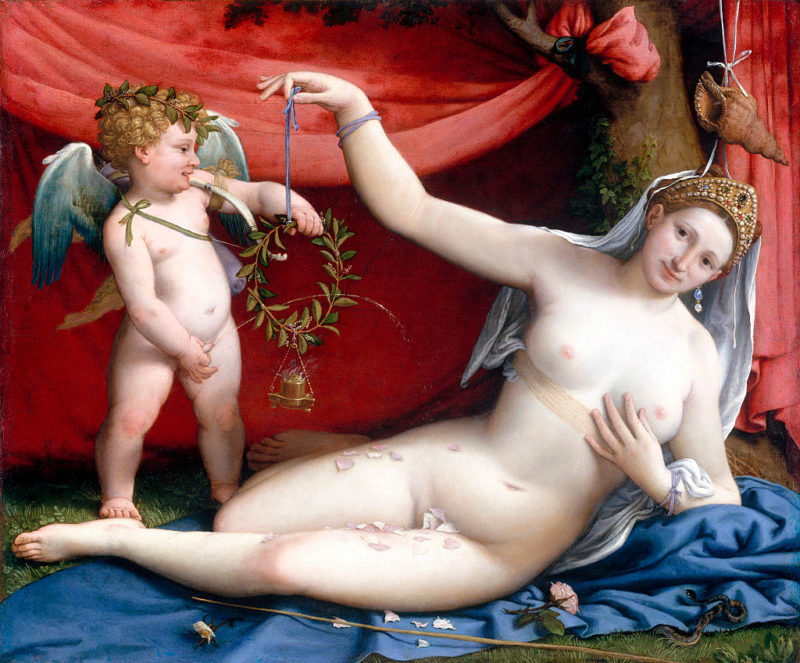 Lorenzo Lotto: Vénusz és Ámor