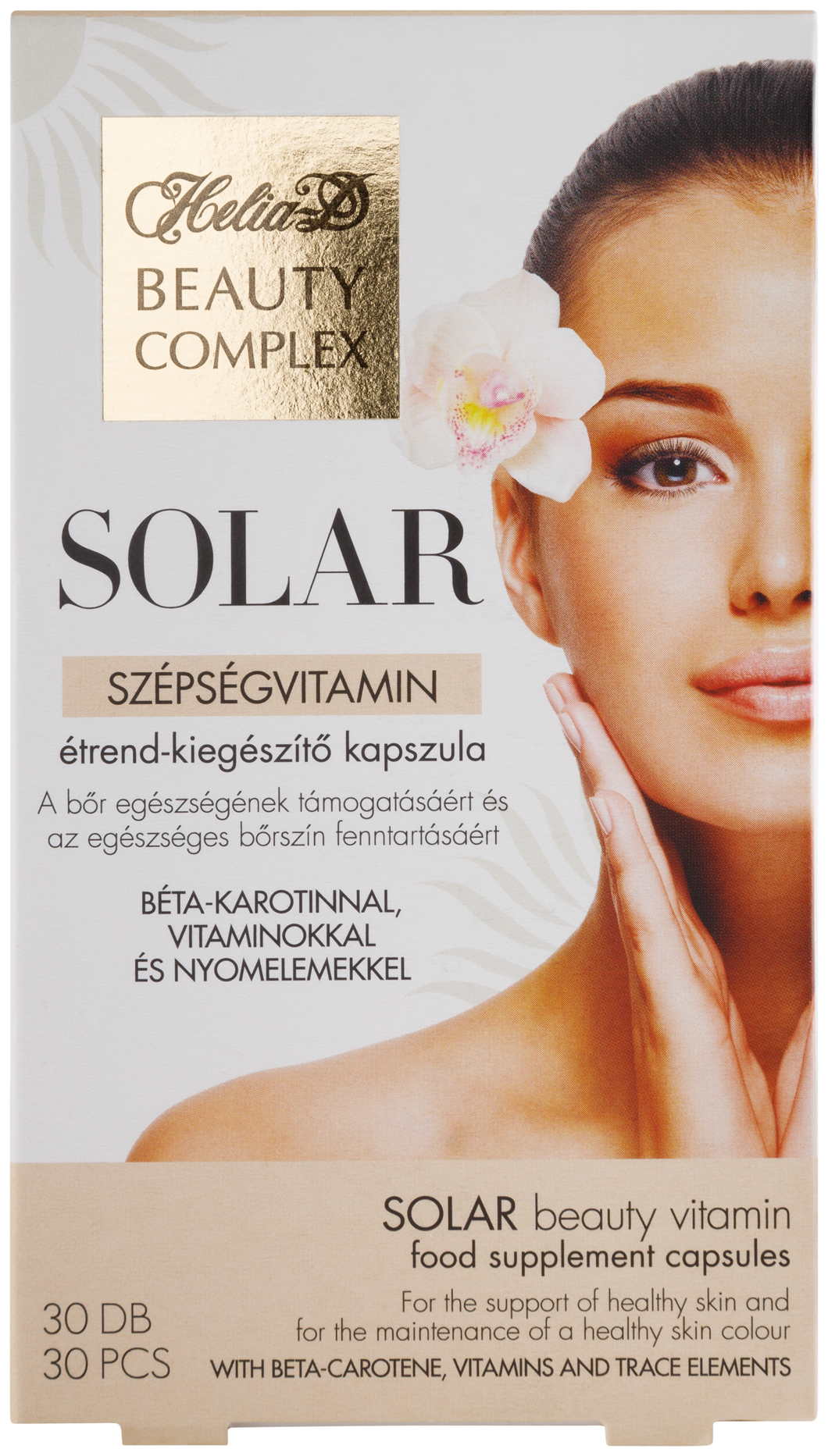 Helia-D Beauty Complex Solar Szépségvitamin Étrend-Kiegészítő Kapszula