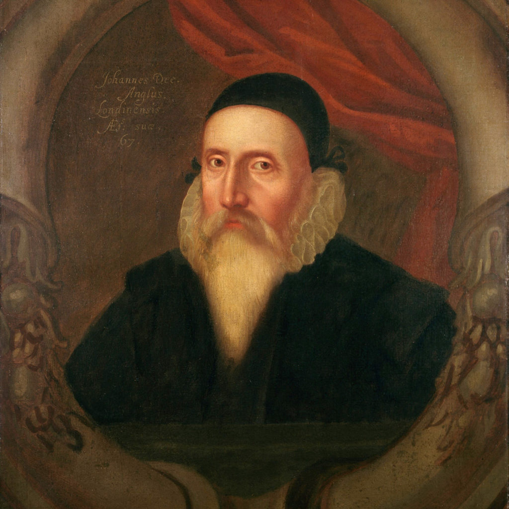 John Dee portréja (forrás: Wikipedia)