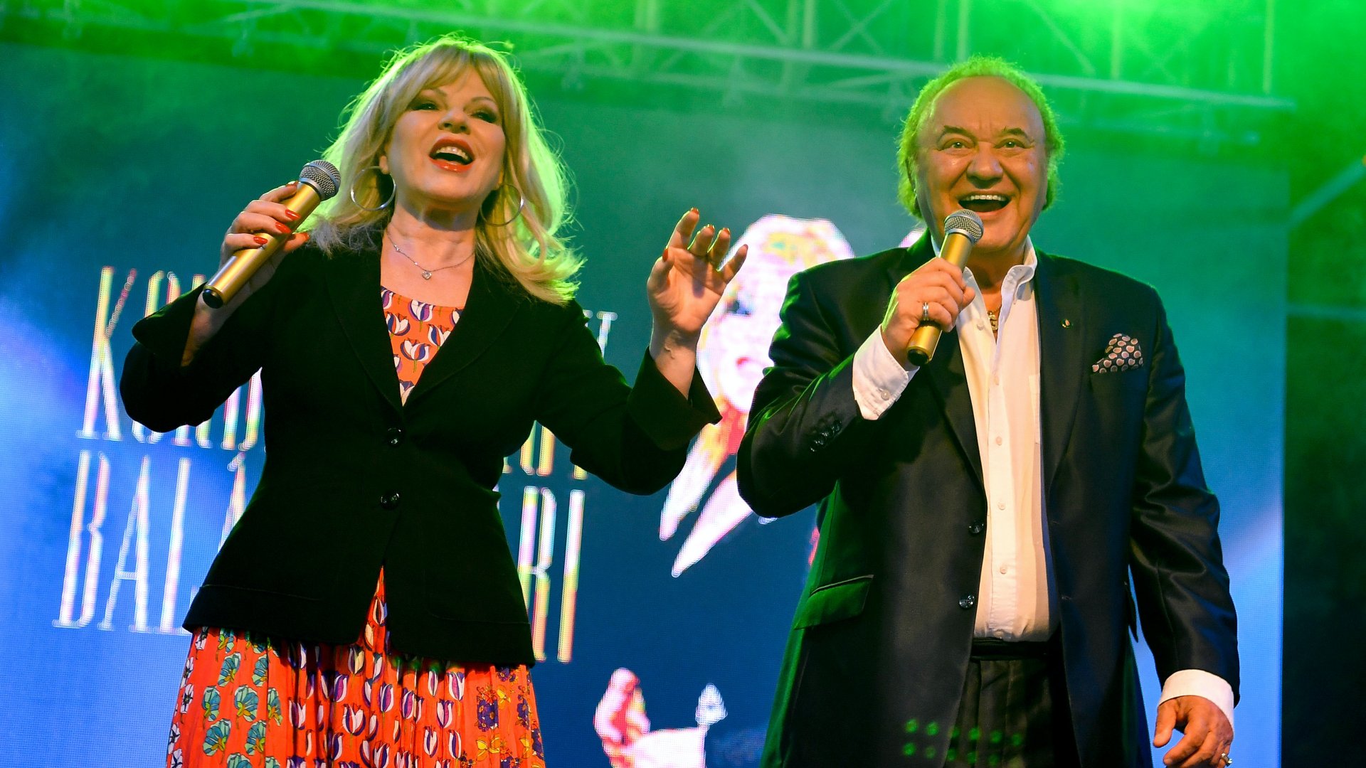 Balázs Klári és Korda György énekesek a debreceni Campus Fesztiválon 2019. július 19-én