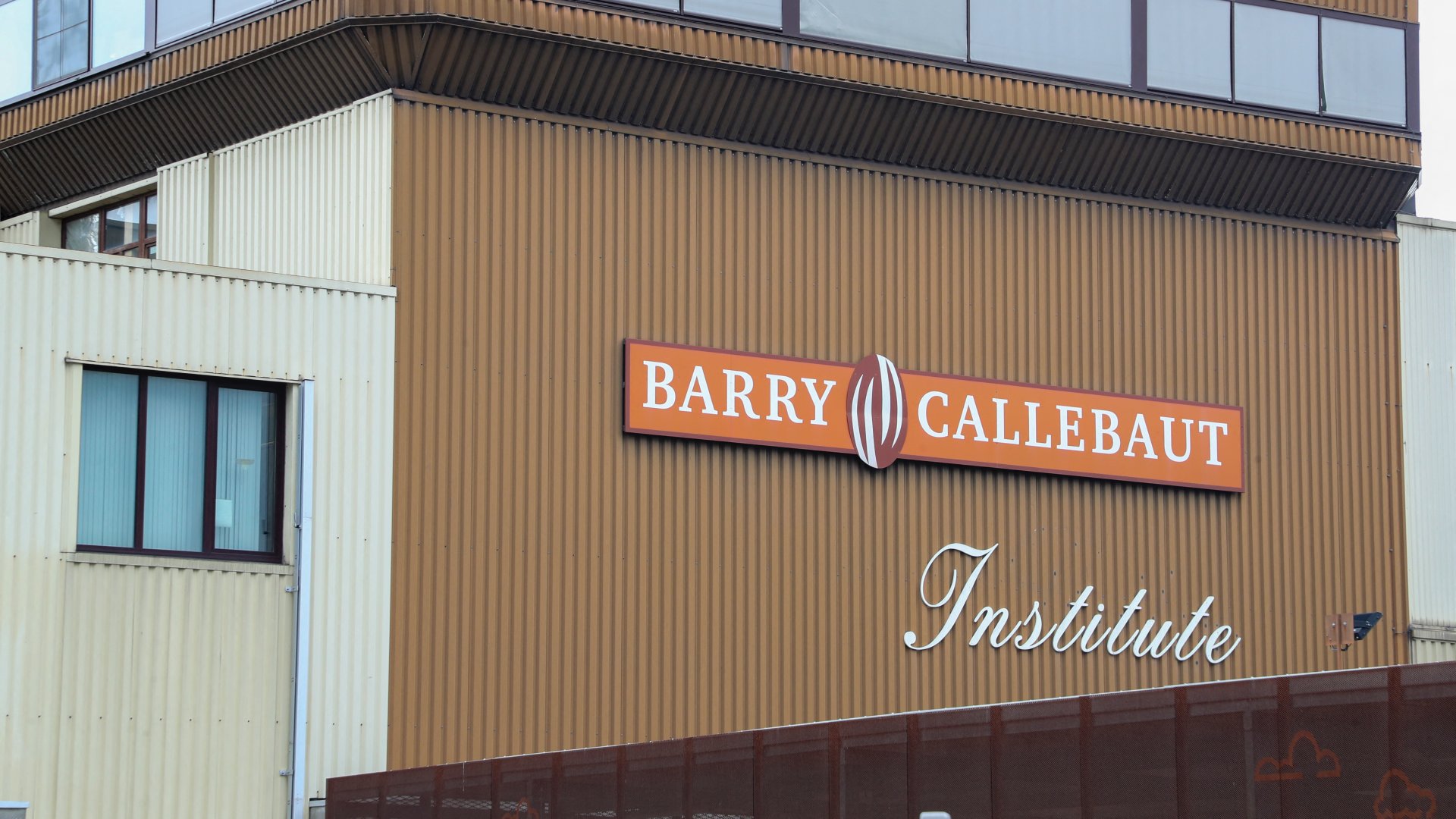 A Barry Callebaut csokoládégyára a belgiumi Wieze-ben 2022. június 30-án