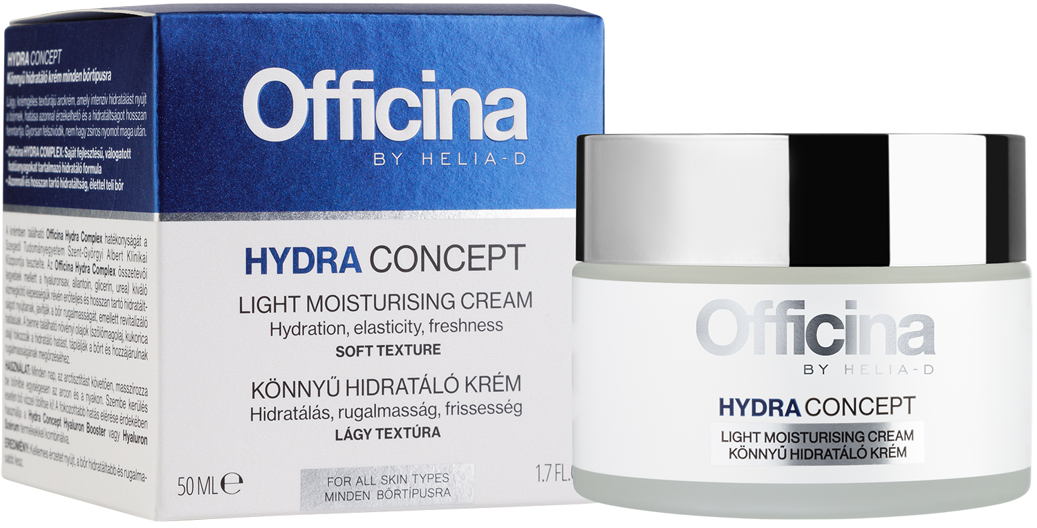 Helia-D Officina Hydra Concept Könnyű Hidratáló Krém