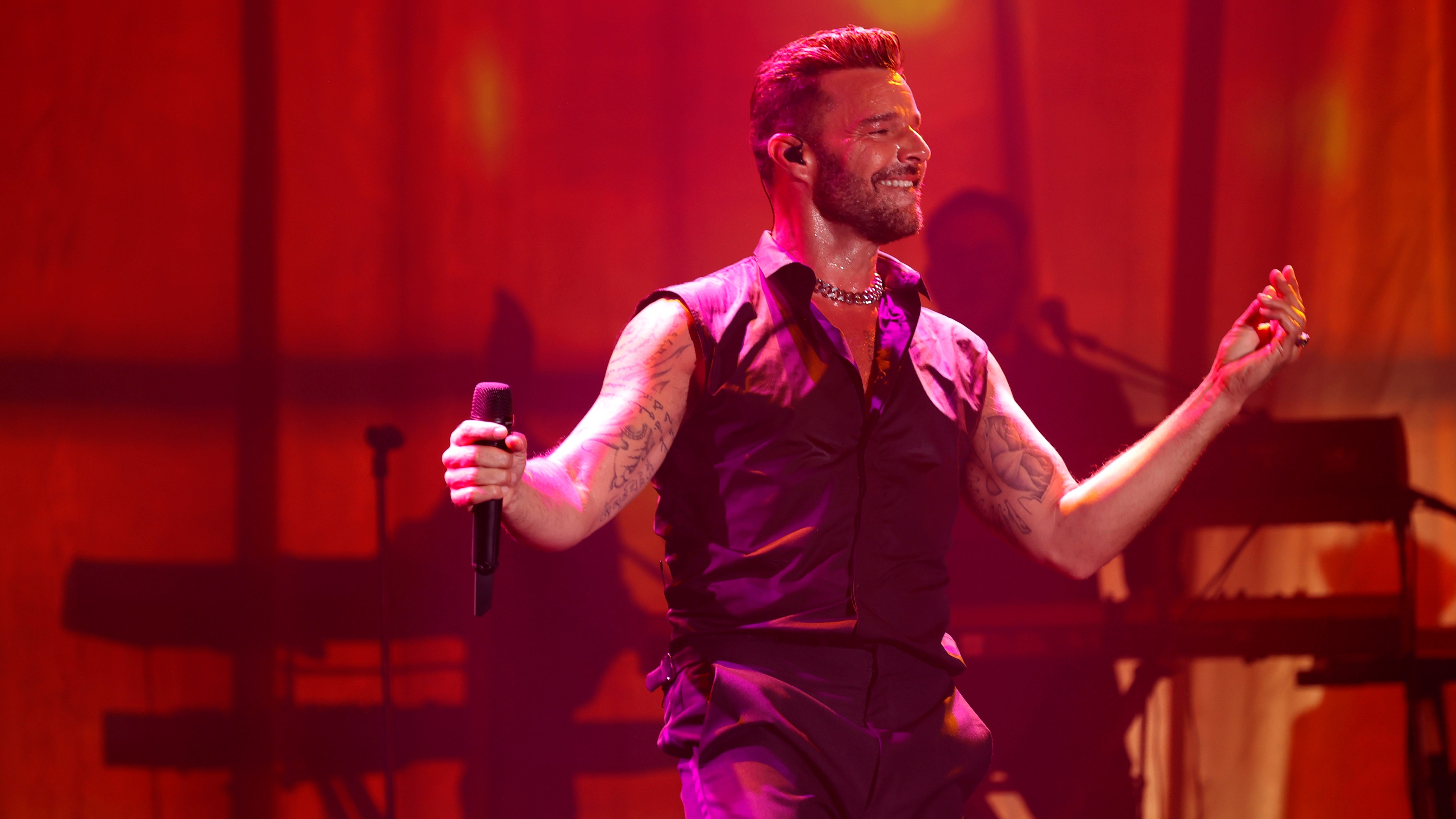 Ricky Martin idén májusban egy koncerten Franciaországban (Fotó: Kevin Tachman/amfAR/Getty Images for amfAR)