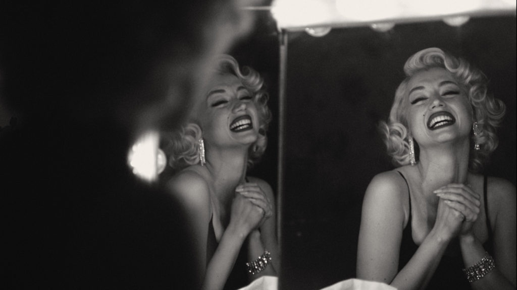 Ana de Armas mint Marilyn Monroe a Blonde c. filmben