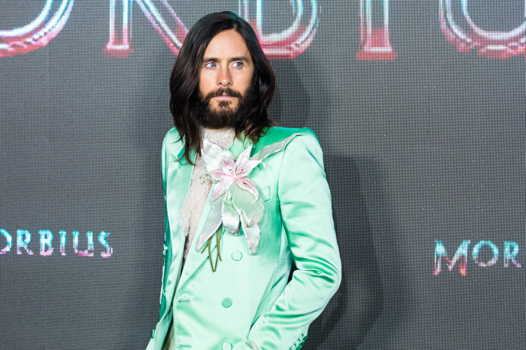 MADRID, SPAIN - MARCH 23: Actor Jared Leto attends the 'Morbius' premiere at Callao cinemas on March 23, 2022 in Madrid, Spain. (Photo by David Benito/WireImage)