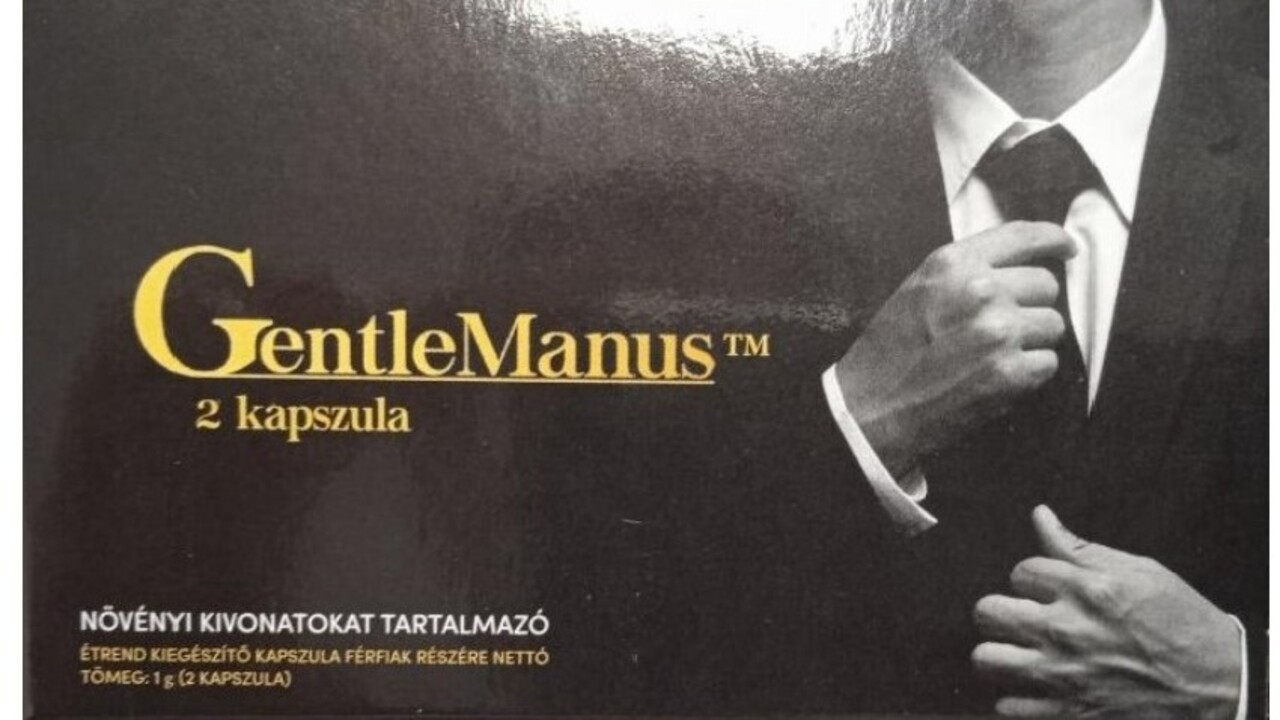 Gentle Manus potenciálnövelő szer doboza.