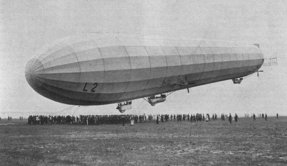 Egy Zeppelin a huszadik század 10-es éveiből (fotó: Wikipedia)