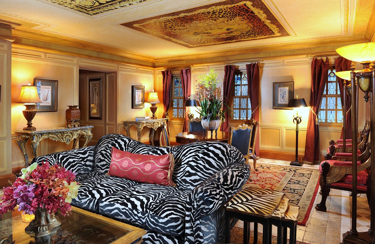 Gianni Versace villájának egyik szobája