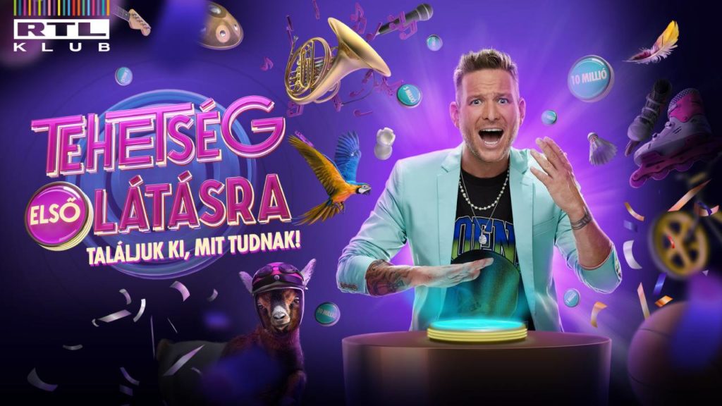 Szeptember 4-én érkezik az RTL Klub game show-ja, a Tehetség első látásra