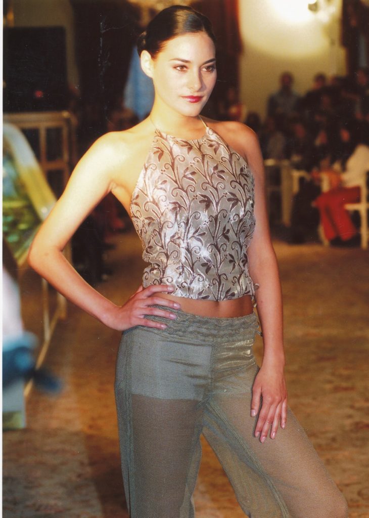 22 évvel ezelőtti fotó Görög Zitáról