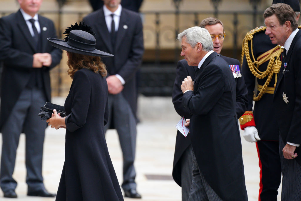 Carole Middleton és Michael Middleton II. Erzsébet temetésén