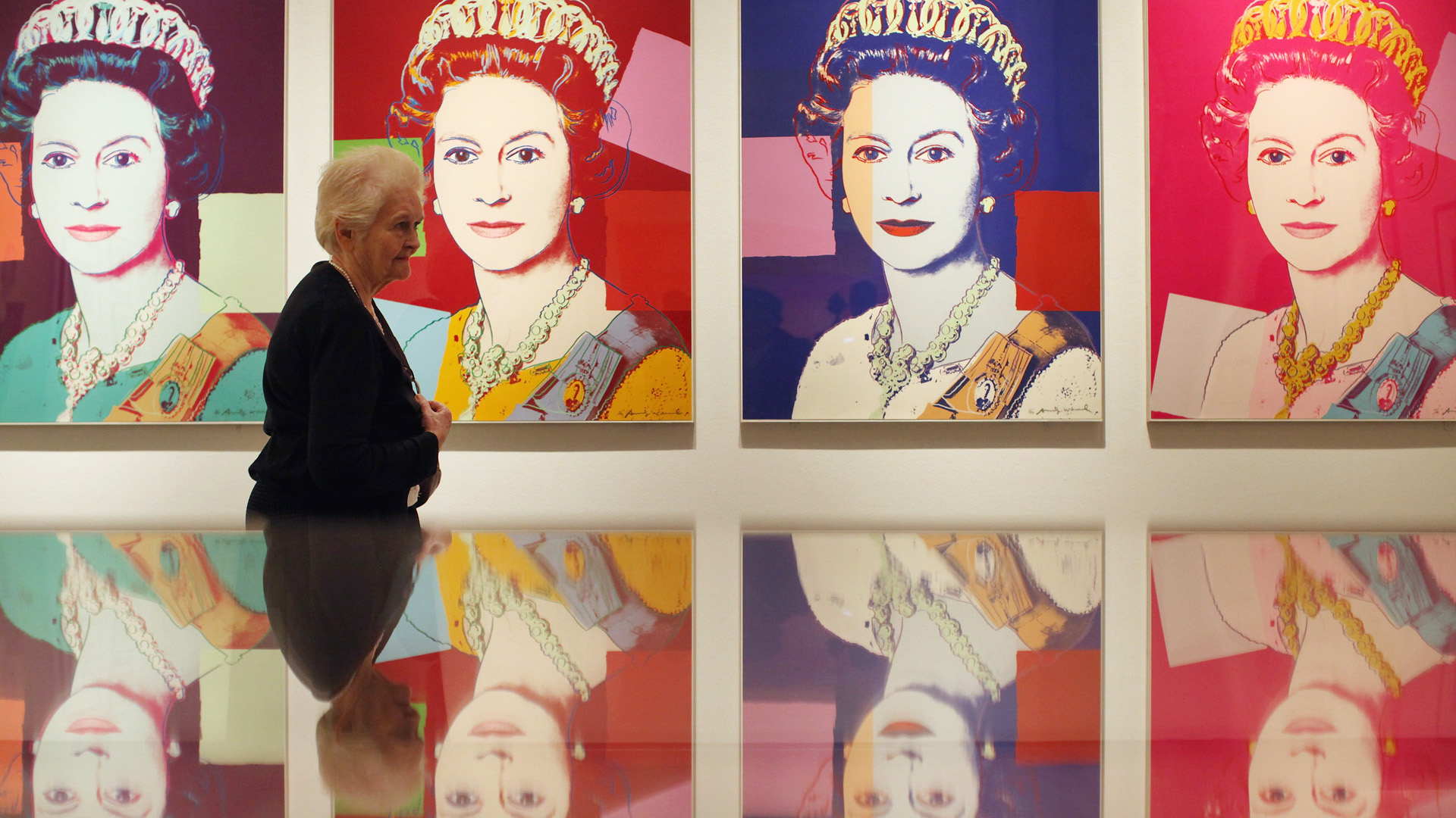 Andy Warhol portré II. Erzsébet királyné