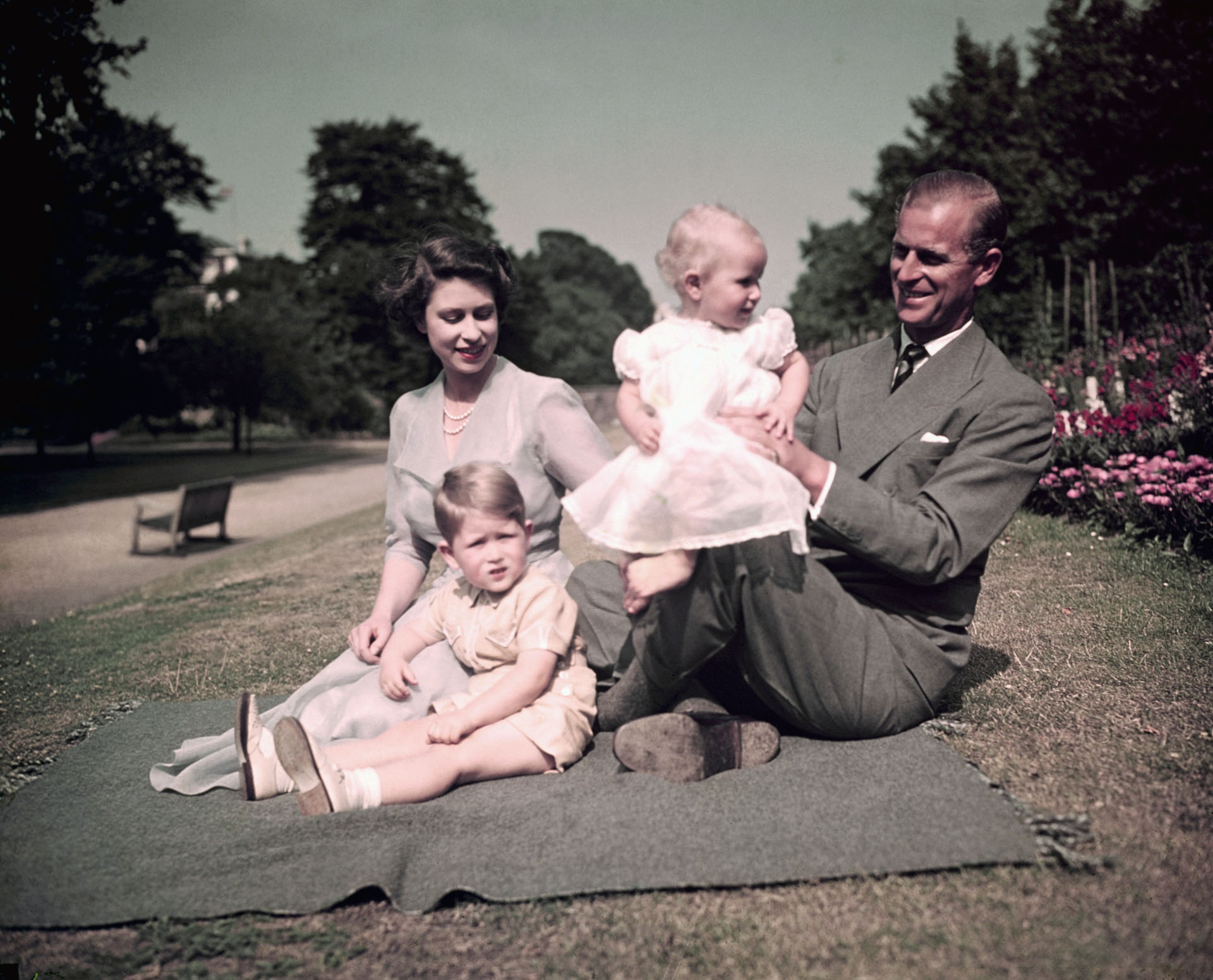 Royal Family Picnicking at Balmoral