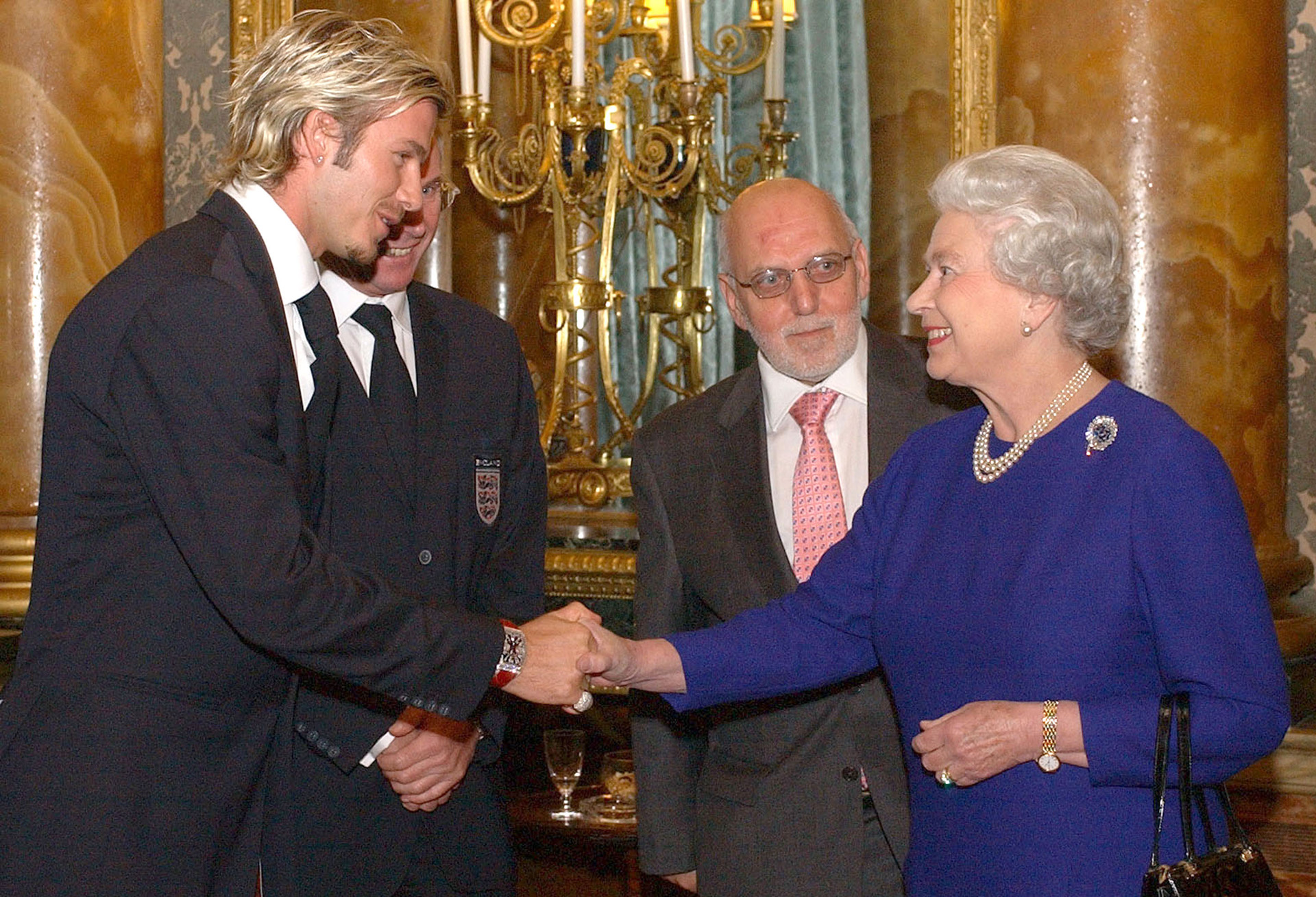 David Beckham és II. Erzsébet