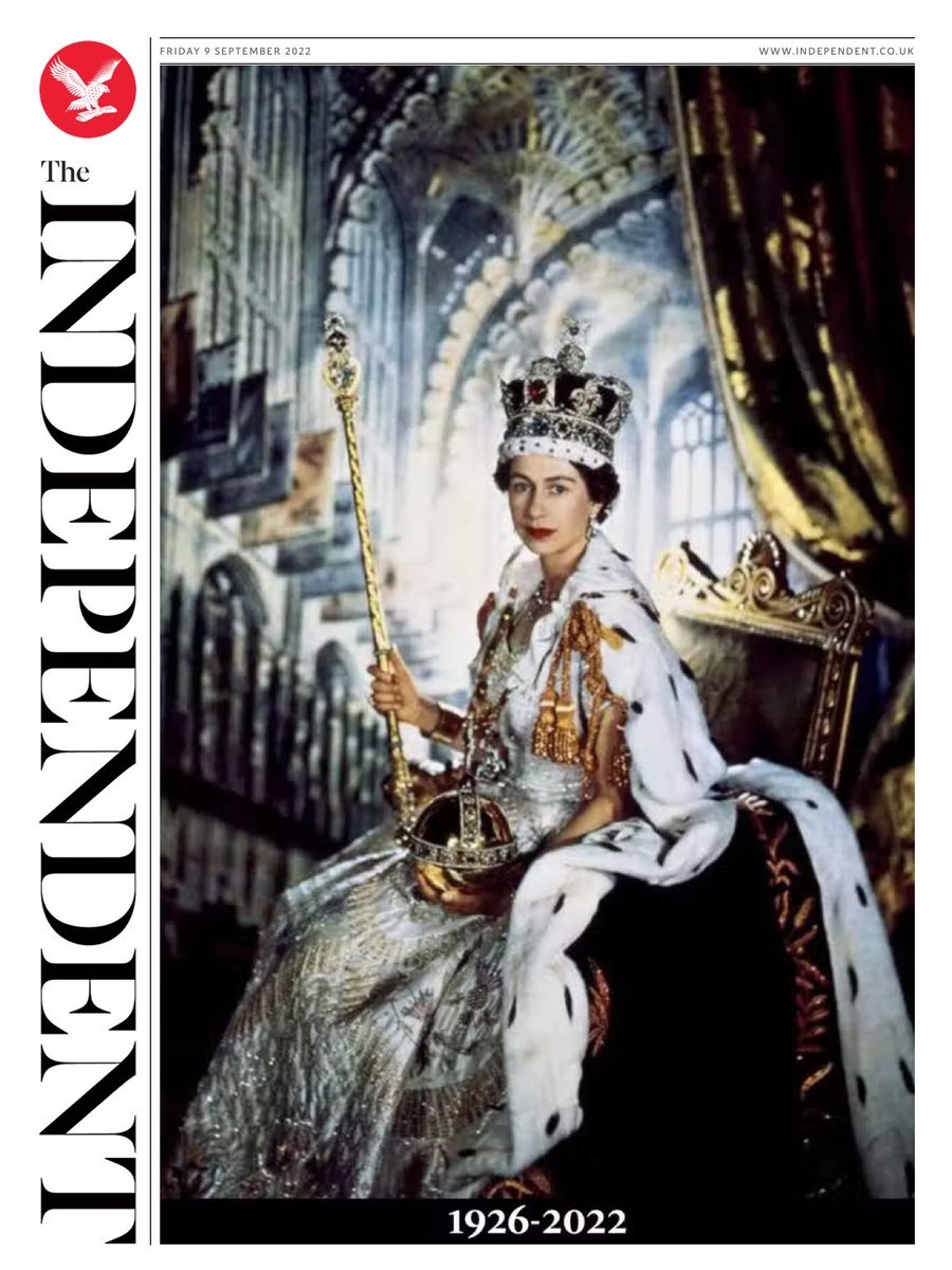 Independent címlap II. Erzsébet