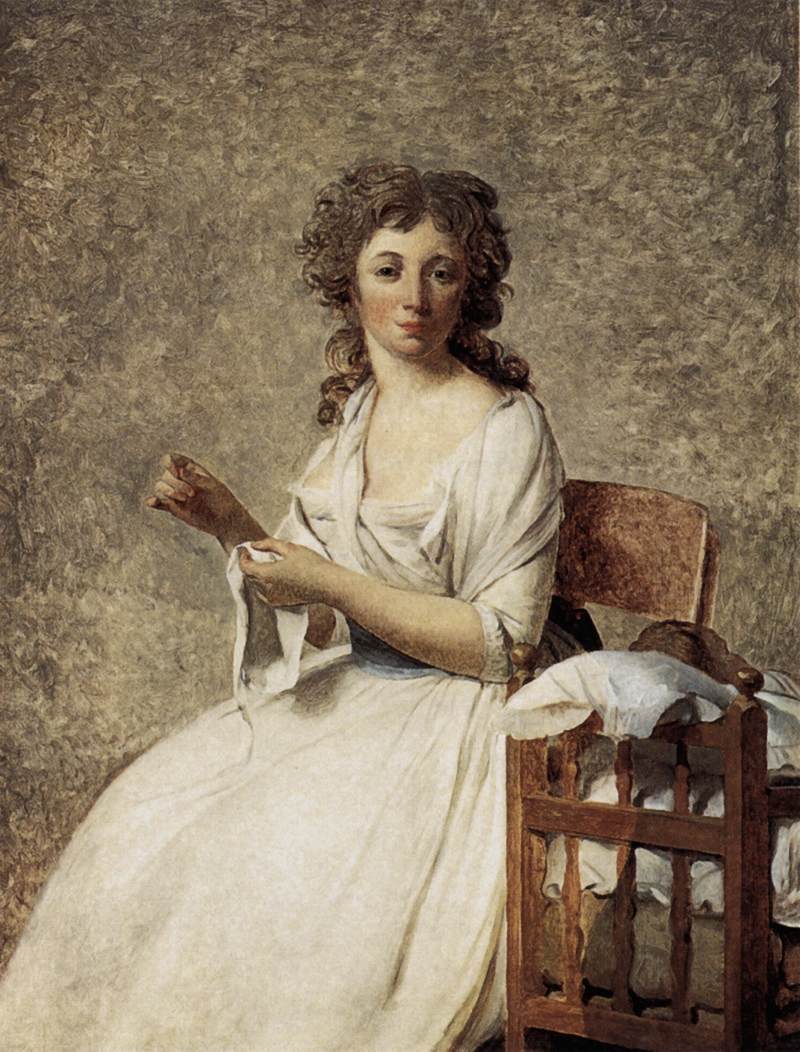 Jacques-Louis David: Madame Pastoret portréja (forrás: Wikipedia)