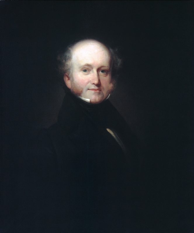 Matin Van Buren elnökként (forrás: Wikipedia)