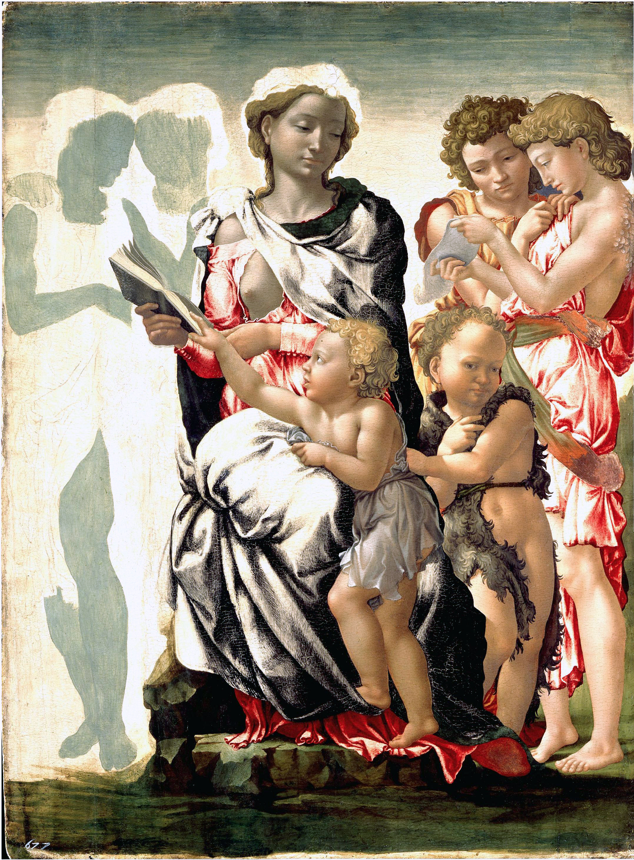 Michelangelo: Manchesteri Madonna (forrás: Wikipedia)