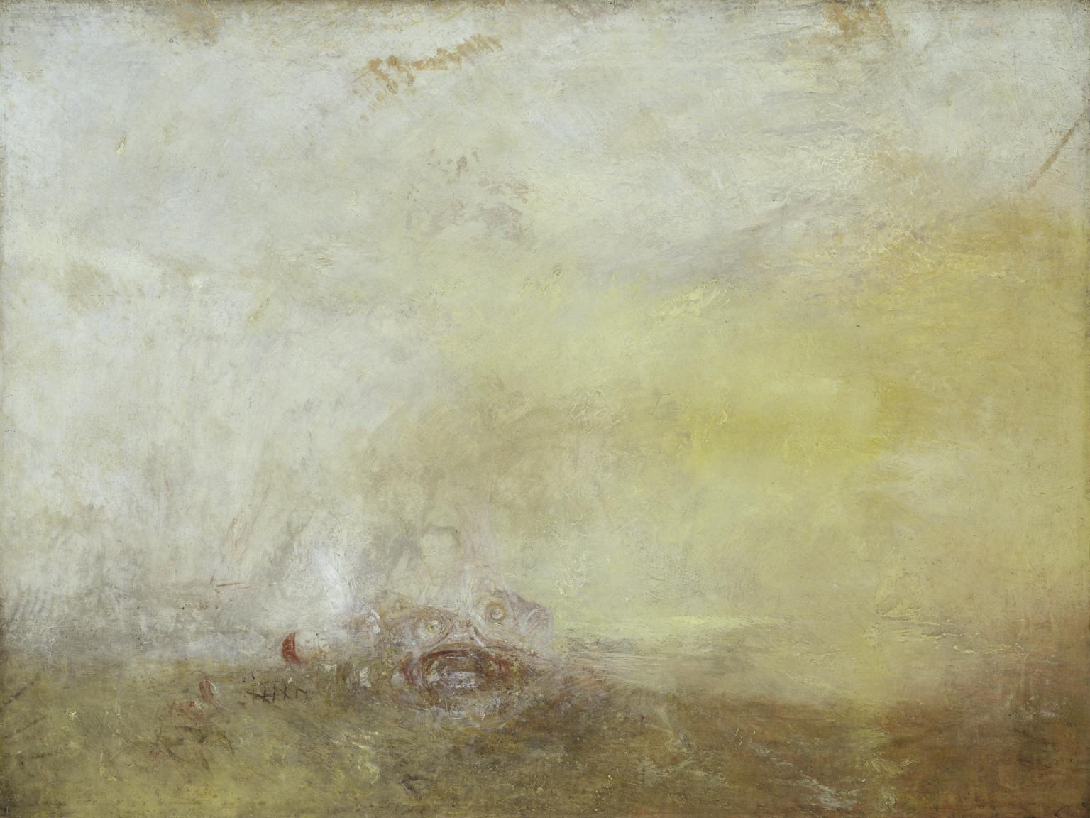 J.M.W. Turner: Napfelkelte tengeri szörnyekkel (forrás: Wikipedia)