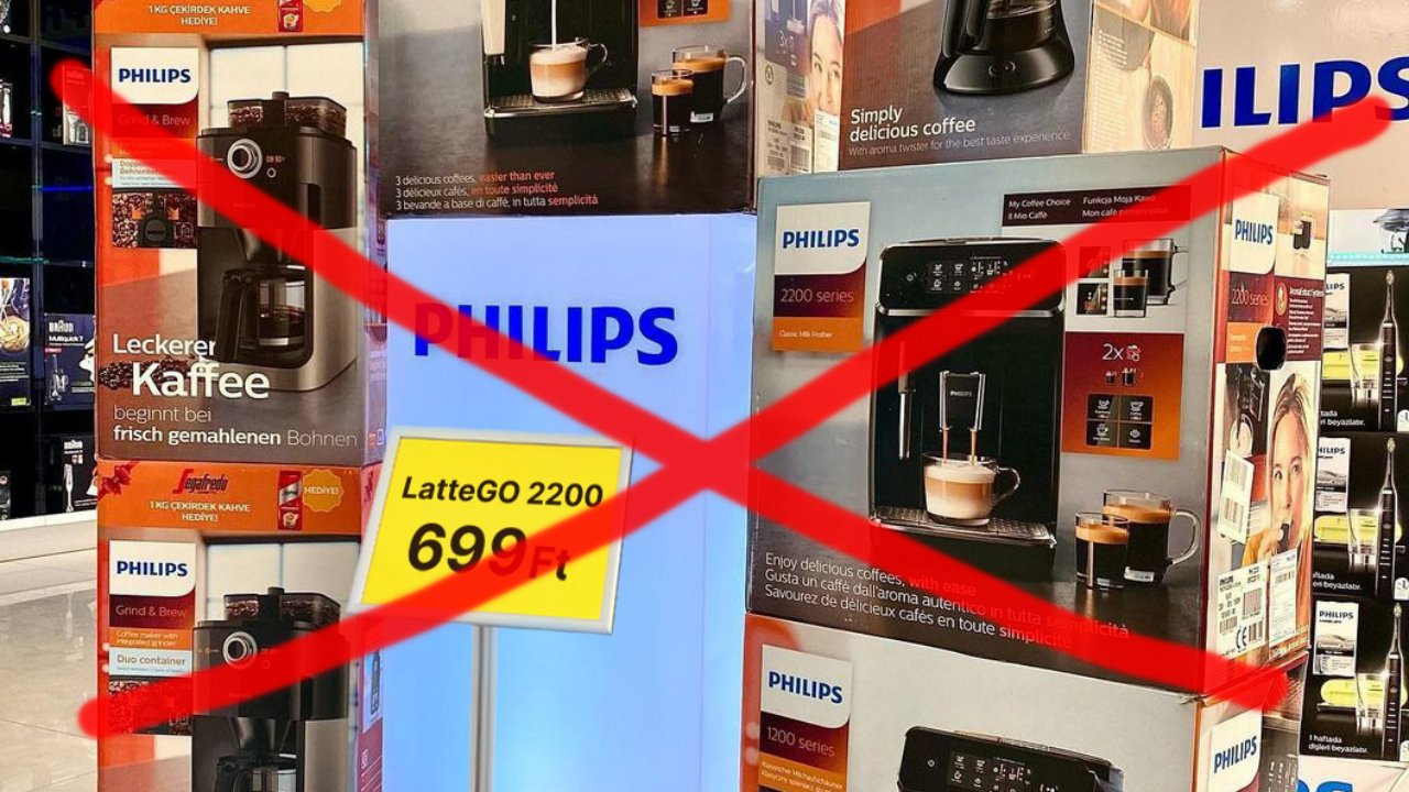 Philips kávégép kamu nyereményjáték
