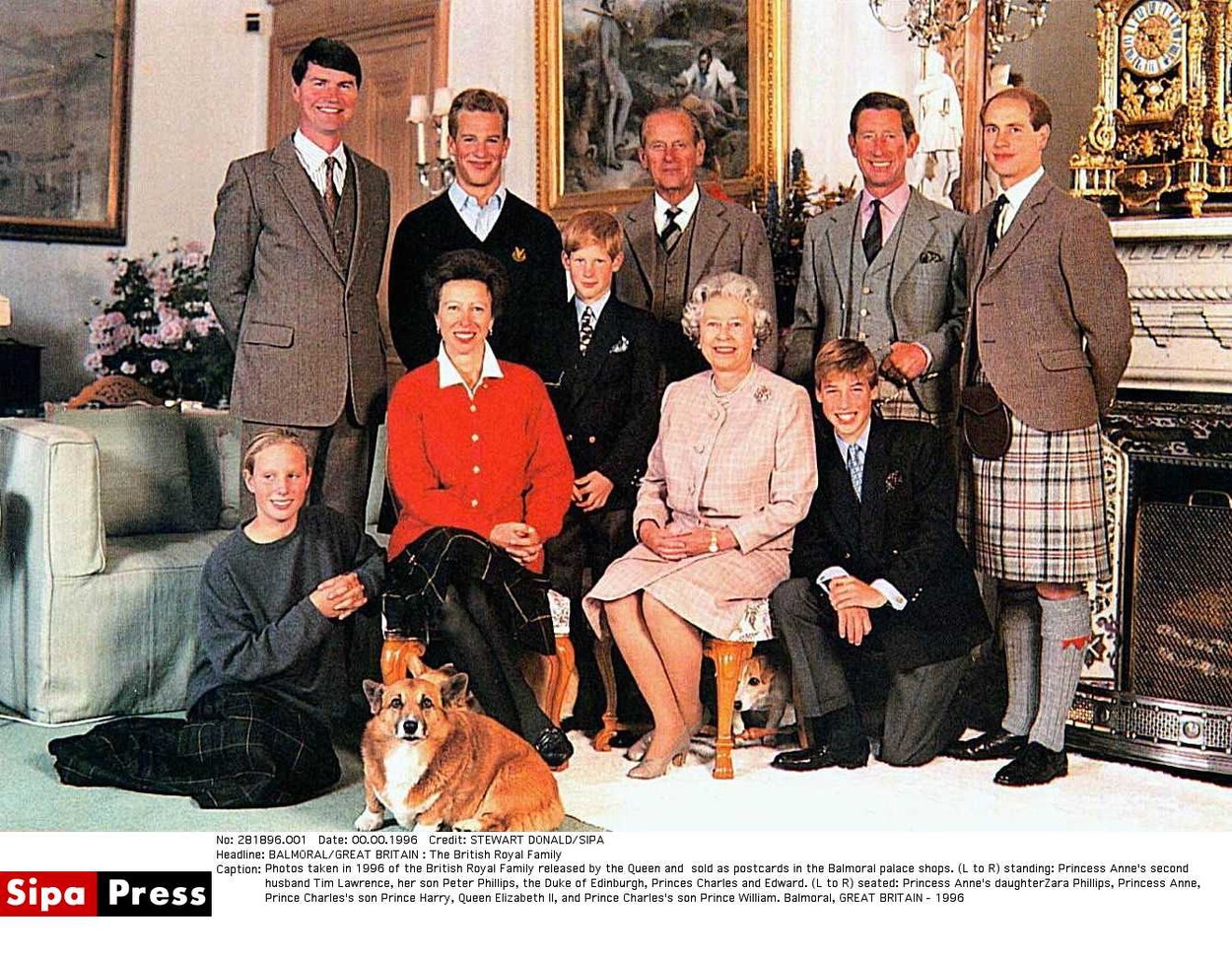 A királyi család csoportkép