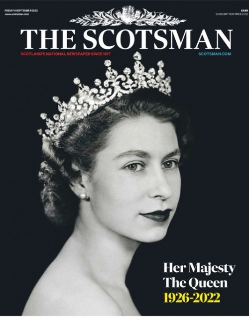 II. Erzsébet címlap The Scotsman