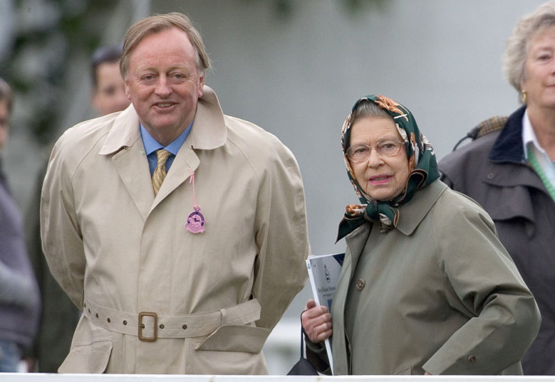 Andrew Parker Bowles és II. Erzsébet királynő 2007-ben