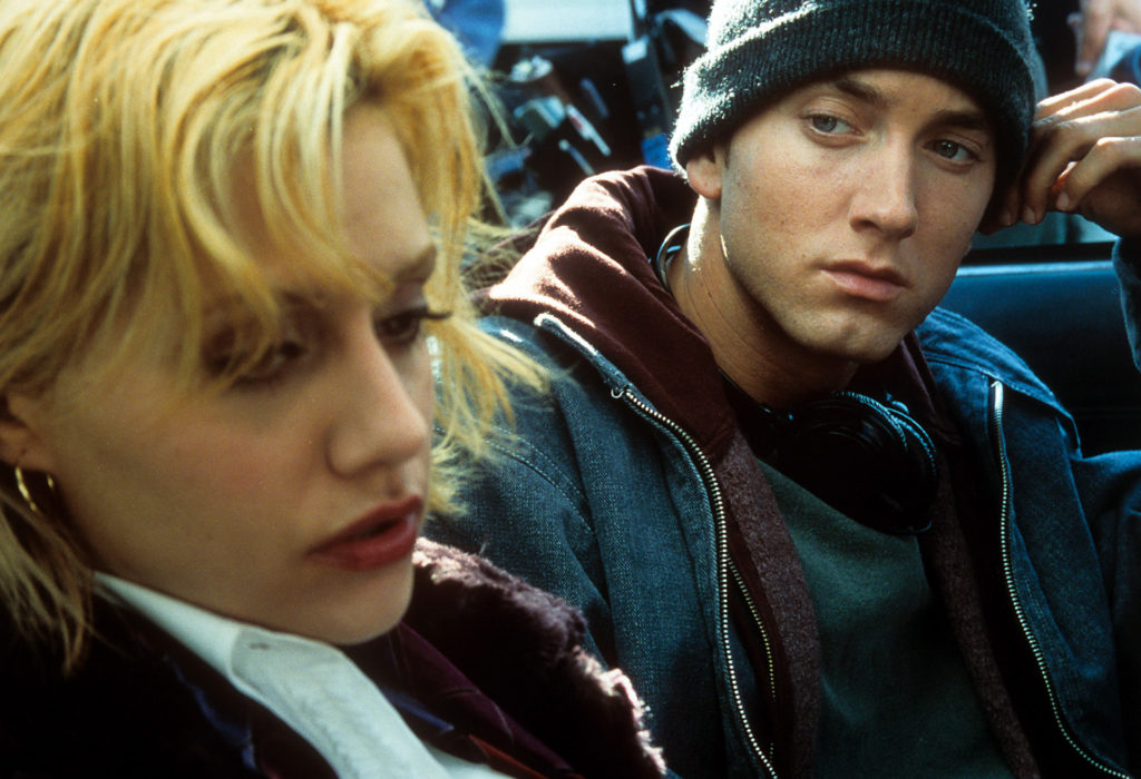 Brittany Murphy és Eminem a 8 Mérföld c. filmben (Fotó: Universal/Getty Images)
