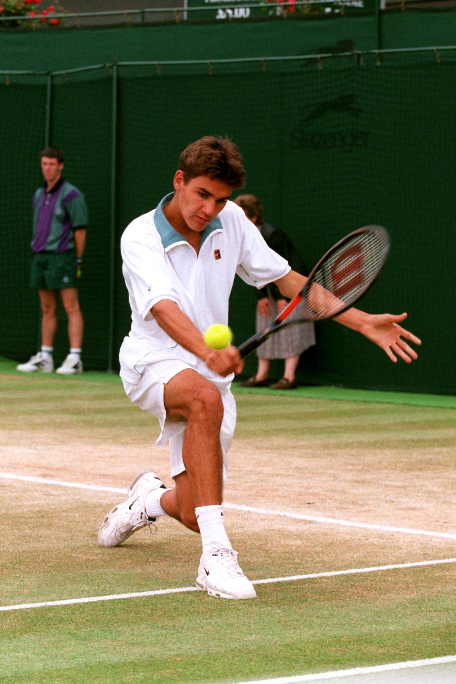 Roger Federer pályafutása elején