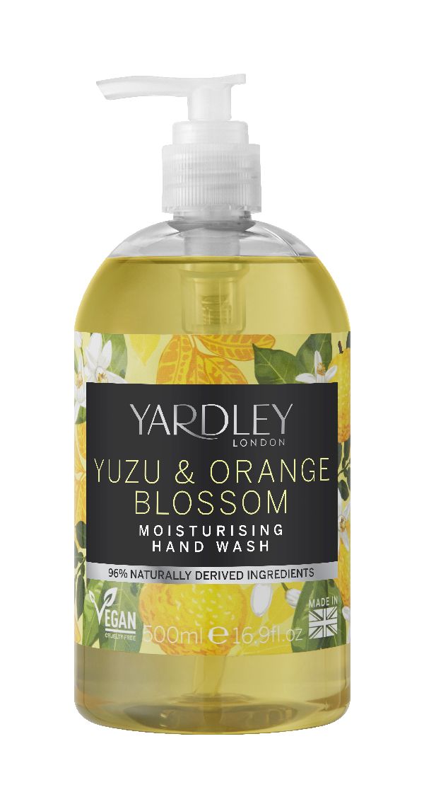 Yardley Moisturising botanikai narancsvirágos-yuzus kézmosó