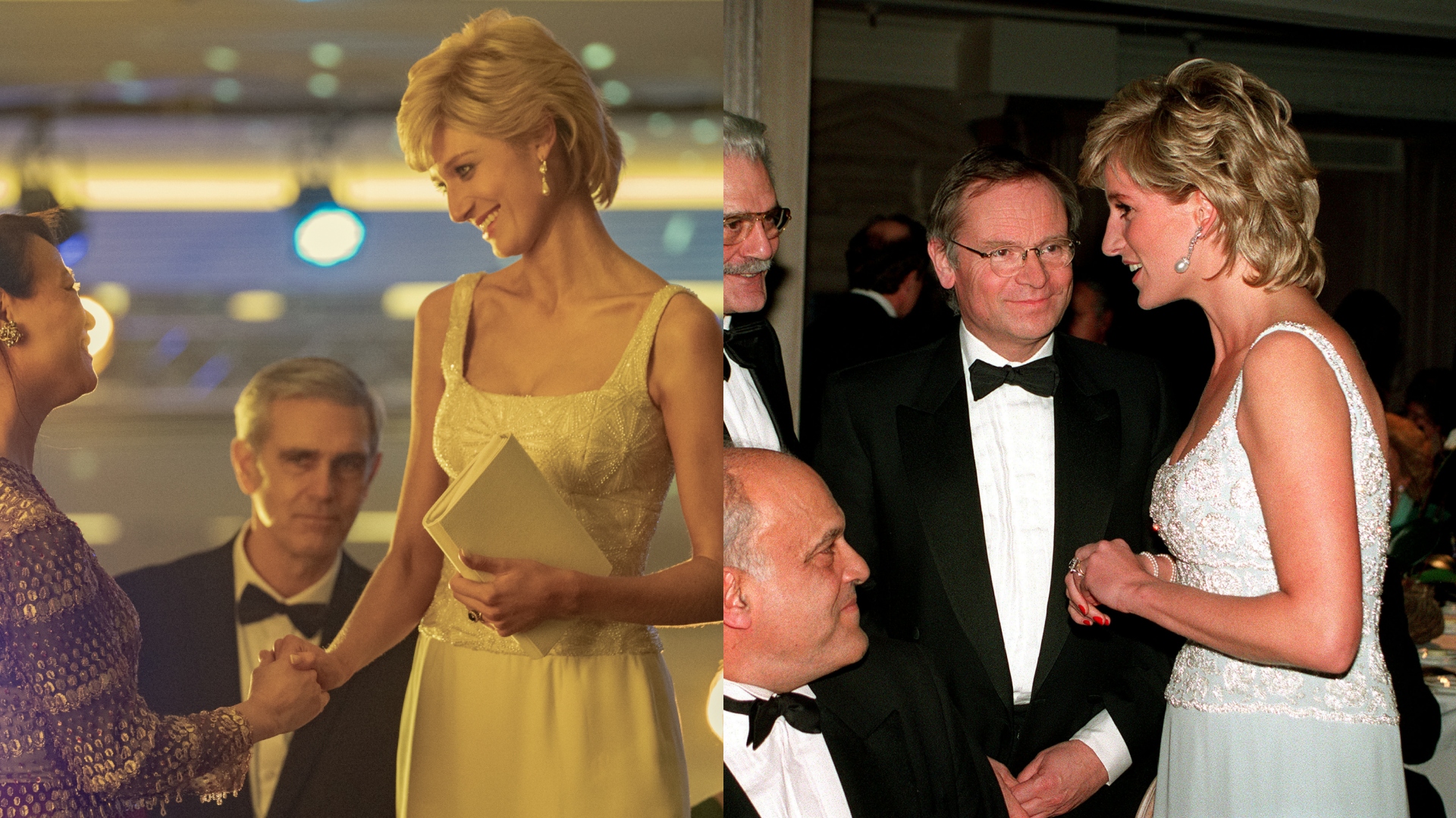Diana hercegnő ruhái Crown vs valóság