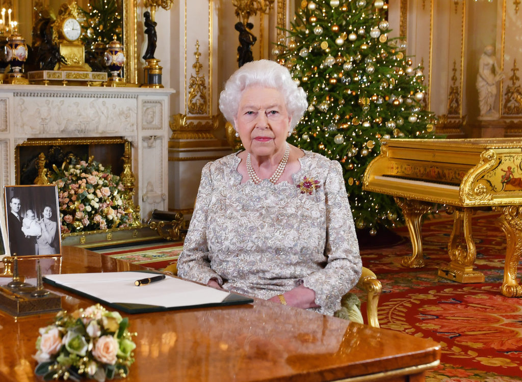 Erzsébet királynő karácsonyfája