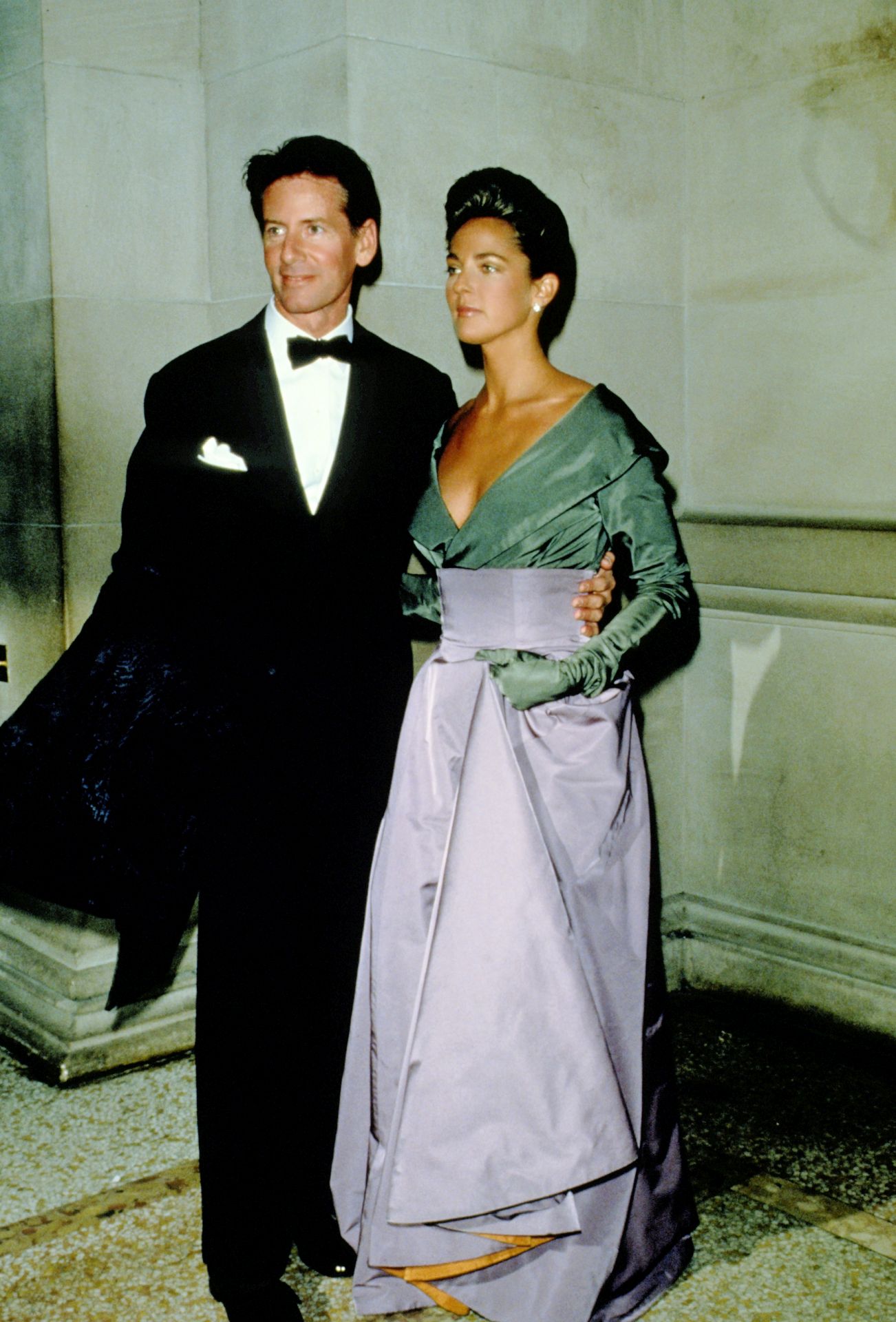 Calvin Klein és második felesége, Kelly Klein 1987-ben 