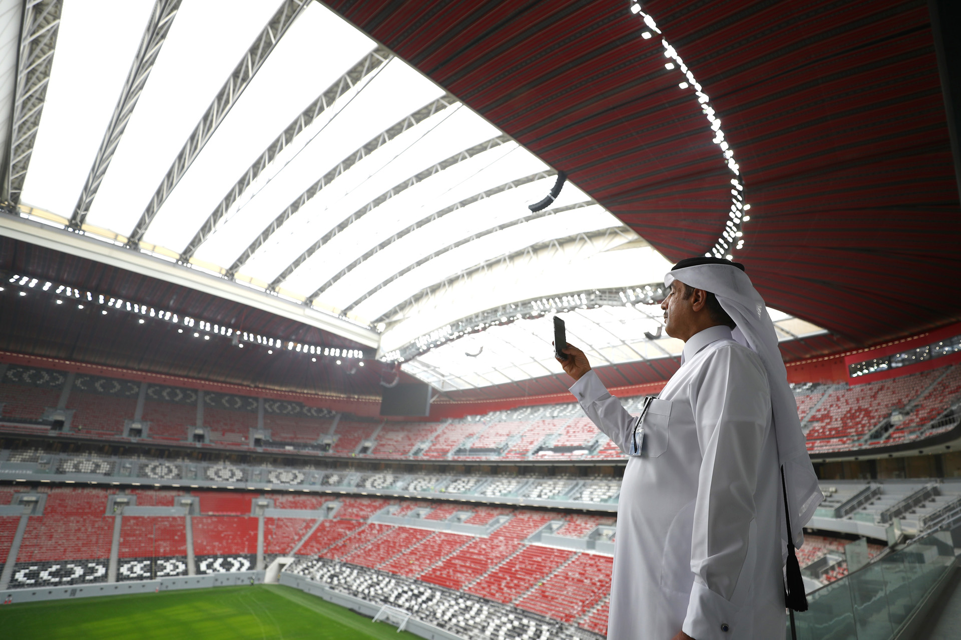 Az Al Bayt Stadion (Fotó: Francois Nel/Getty Images)