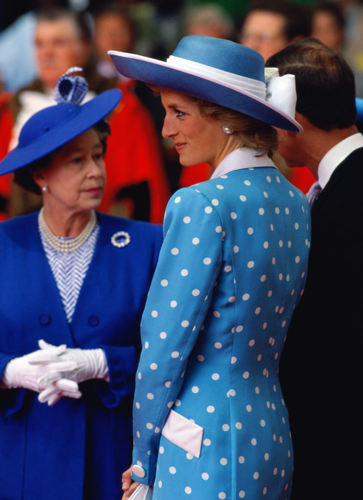 II. Erzsébet és Diana hercegnő, 1989. (Fotó: Jayne Fincher/Princess Diana Archive/Getty Images)