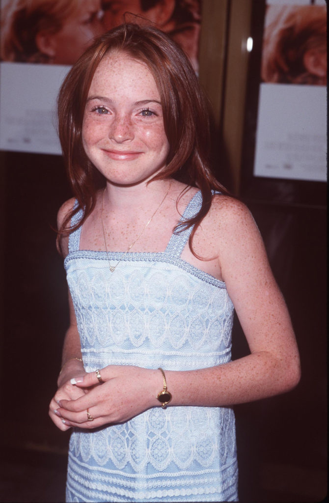 Lindsay Lohan kislányként