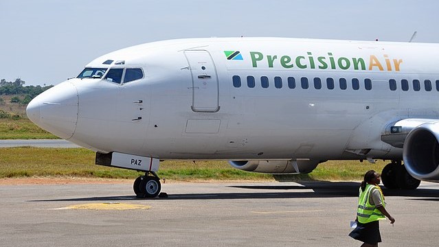 A Precision Air repülőgépe