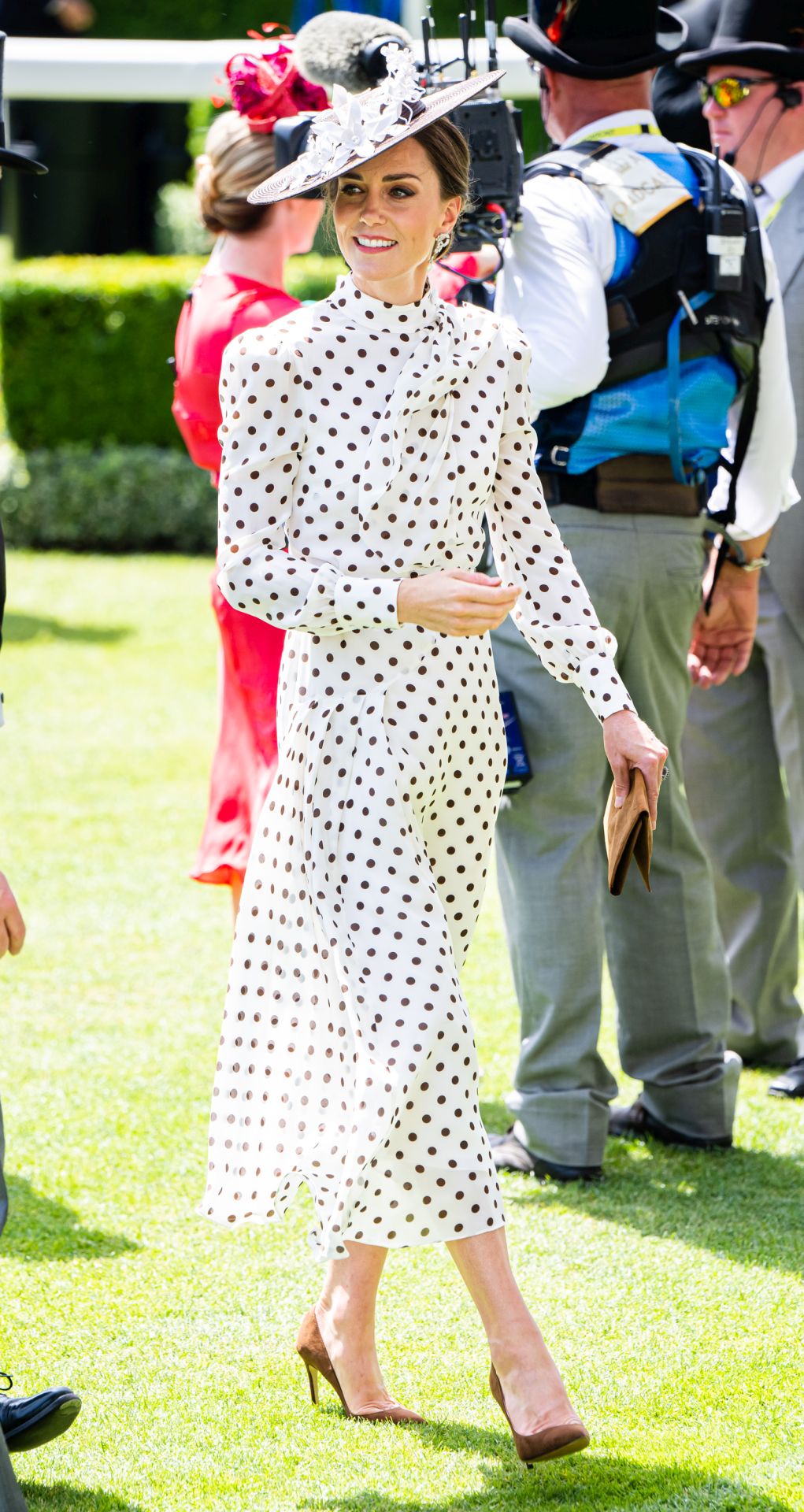 Katalin hercegné a 2022-es ascoti derbin viselt ruhájával Diana hercegné emléke előtt tisztelgett. 