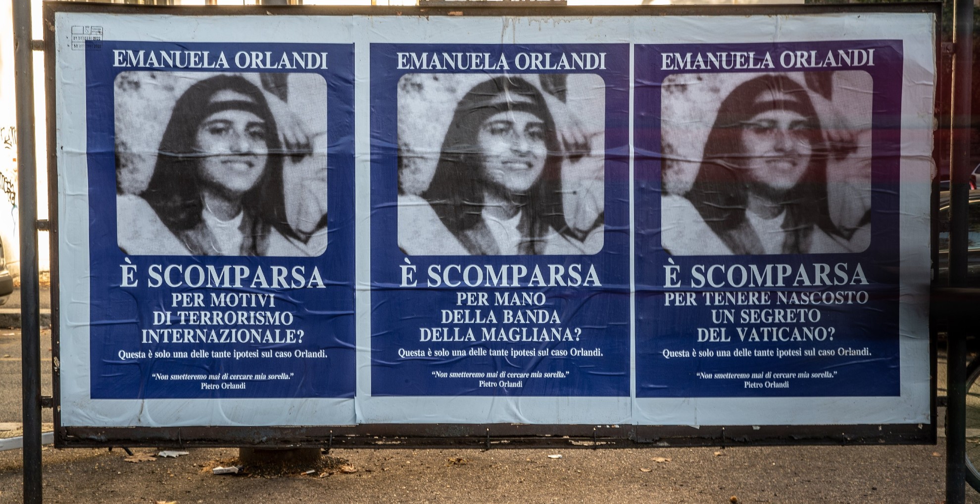 Emanuela Orlandi plakát