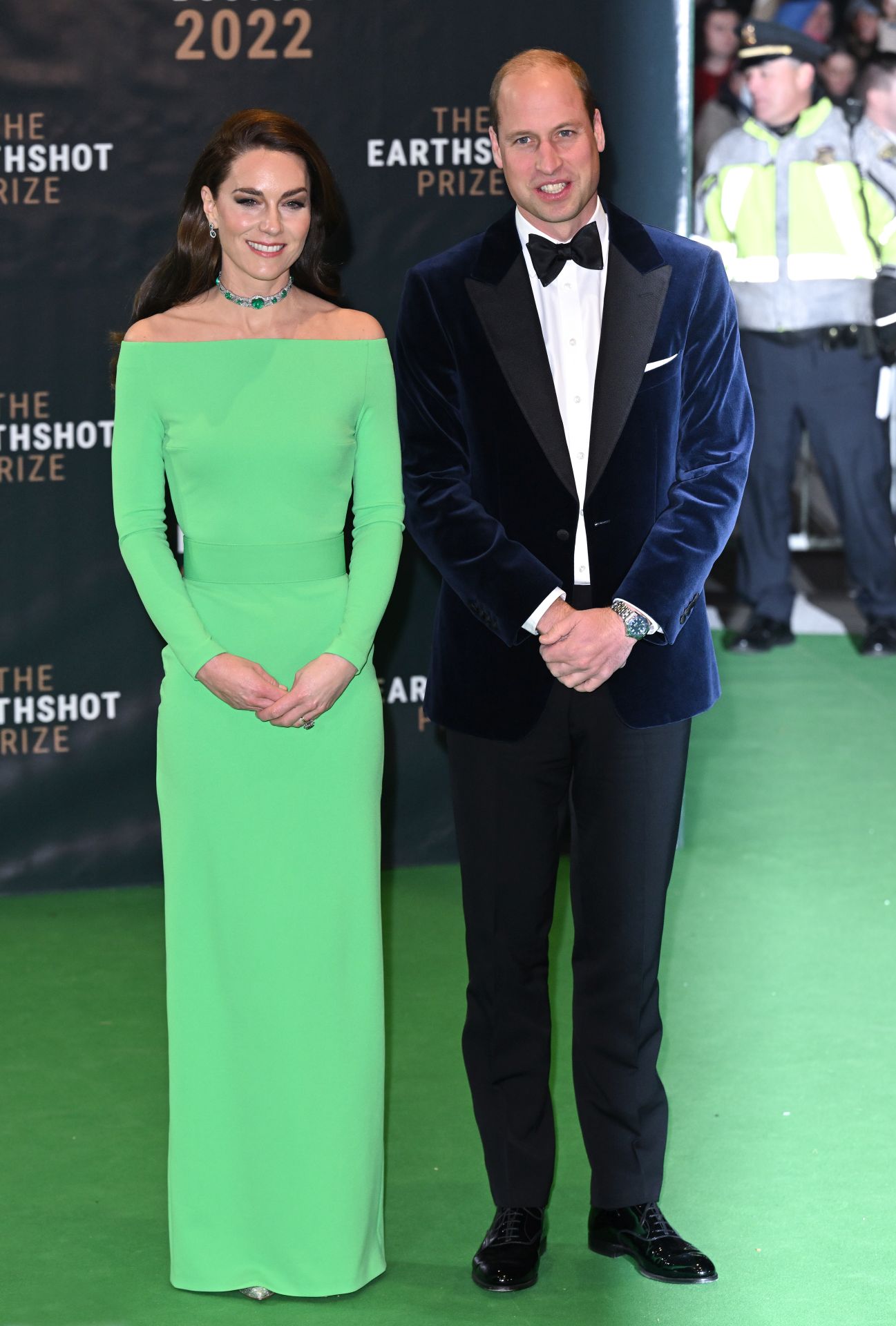 Katalin hercegné és Vilmos herceg a The Earthshot Prize 2022 eseményen.