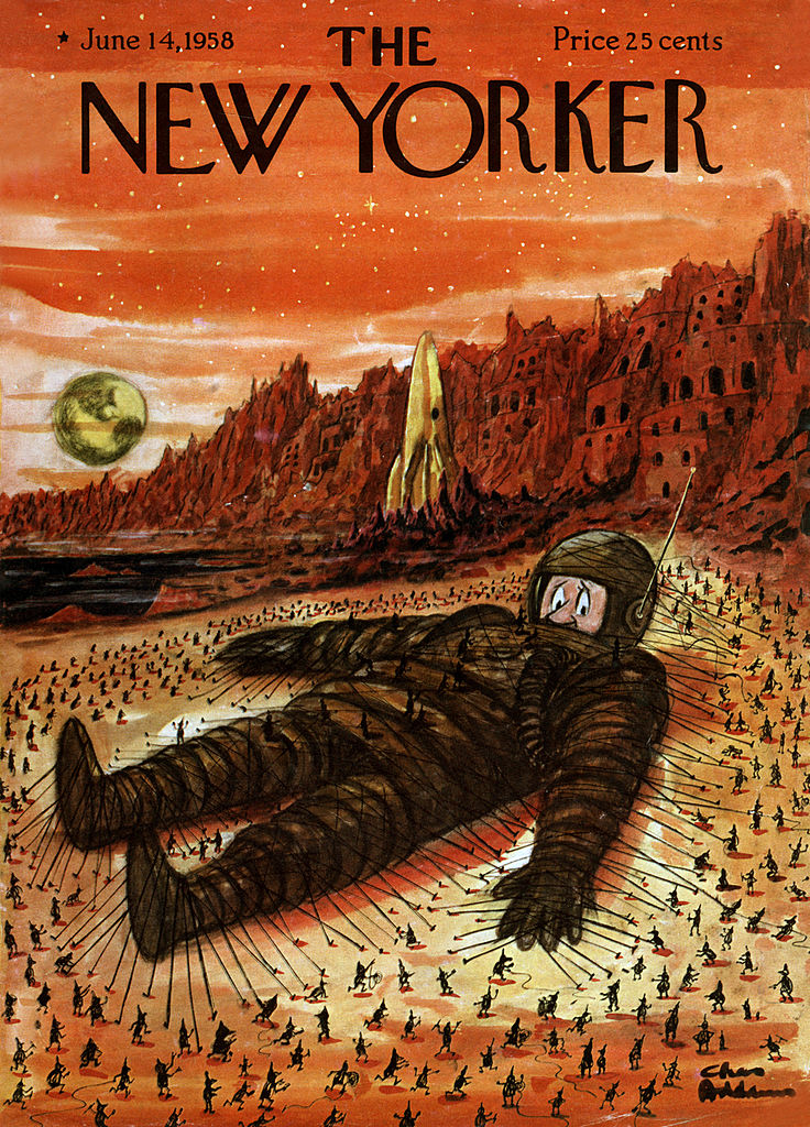 Charles Addams egyik borítója a New Yorker számára