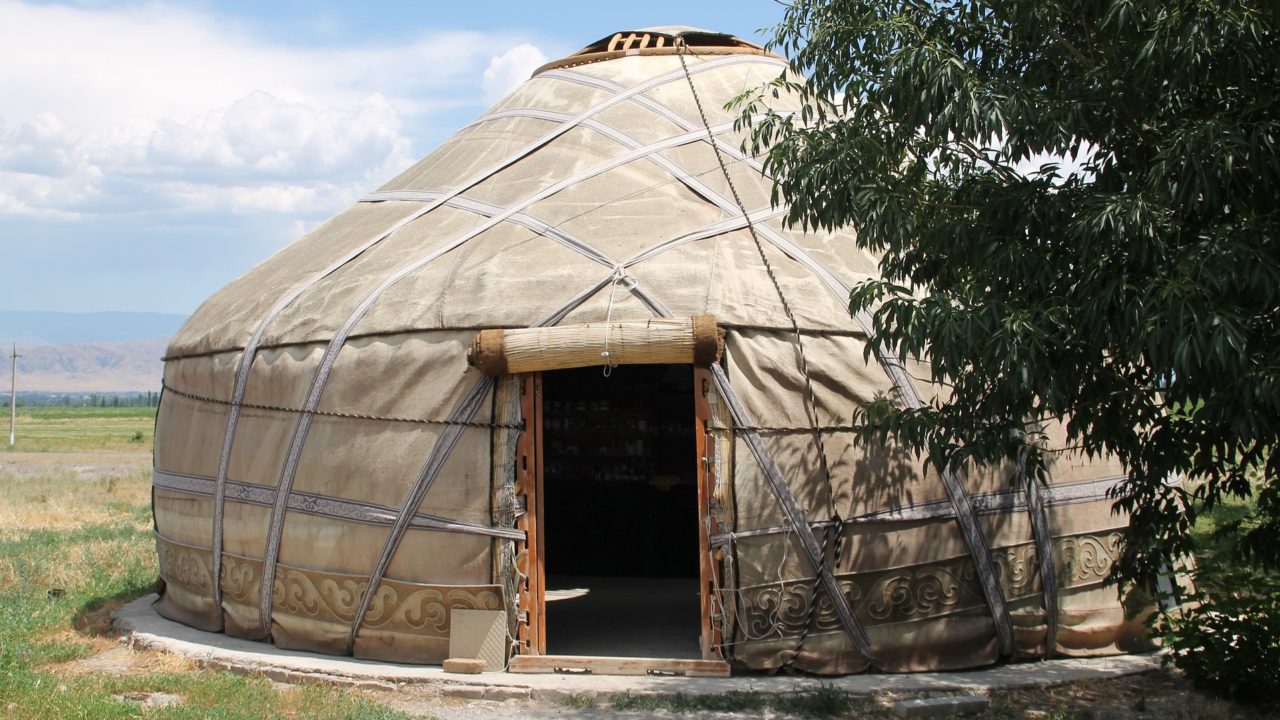 Kirgizisztáni jurta.