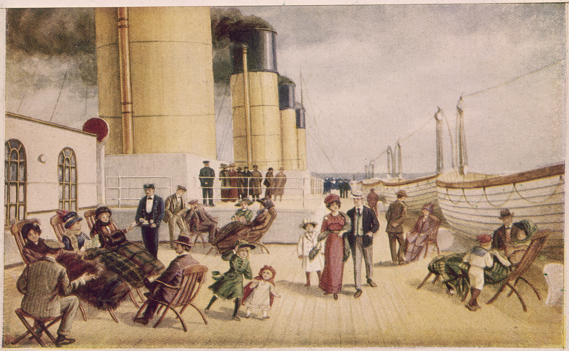 A Titanic első osztályú fedélzete