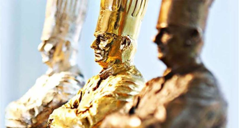 Az ezüst, arany és bronz Paul Bocuse-szobrocskák
