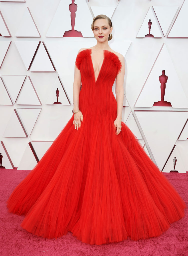 Amanda Seyfried a 2021-es Oscar-díjátadón