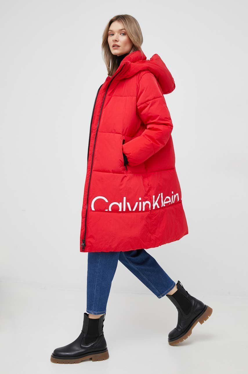 Calvin Klein Jeans piros kabát