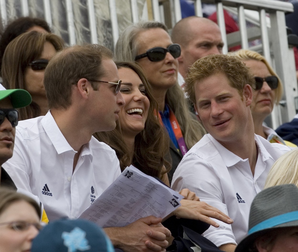 Katalin hercegné, Harry herceg és Vilmos herceg az olimpián