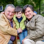 Tihanyi-Tóth Csaba az édesapjával és a kisfiával
