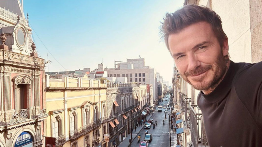 David Beckham bogarakat evett Mexikóban